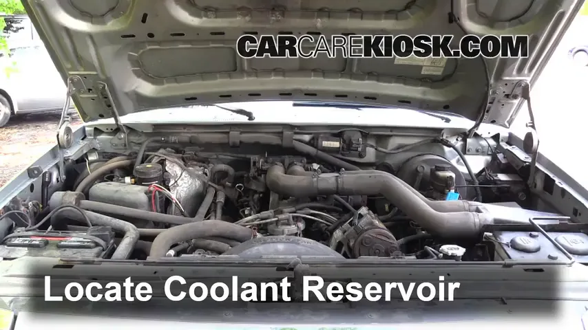 1995 Ford F-250 XL 7.5L V8 Standard Cab Pickup (2 Door) Coolant (Antifreeze) Check Coolant Level